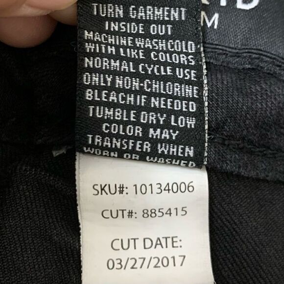 Torrid Denim Black High Rise Skinny Jeggings - Picture 12 of 13